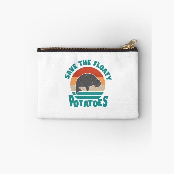 Item preview, Save The Floaty Potatoes Funny Manatee designed and sold by Mriganka Gogoi.