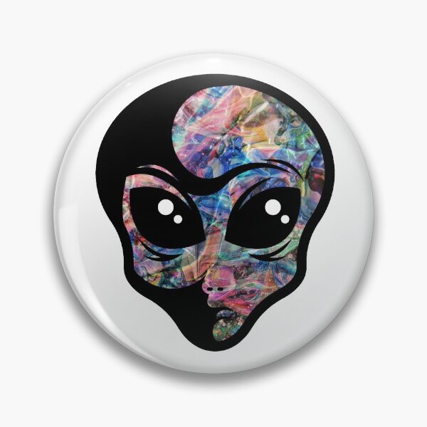 Item preview, Galaxy Alien Head designed and sold by BuzzySpaceBee.