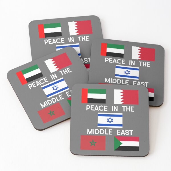 Item preview, Peace in the Middle East Abraham Accords Israel-UAE-Bahrain-Morocco-Sudan Peace Agreements designed and sold by HebrewHipster.