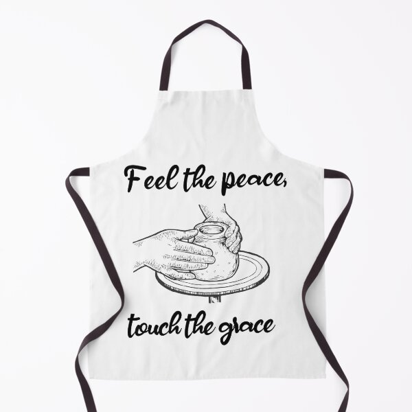 Item preview, Feel the peace, touch the grace. cute saying, making clay gifts. designed and sold by DANT-shirts.