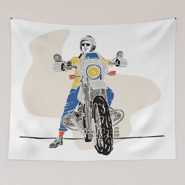 Item preview, Old school airhead R80GS motorcycle designed and sold by OpenRoadPeople.