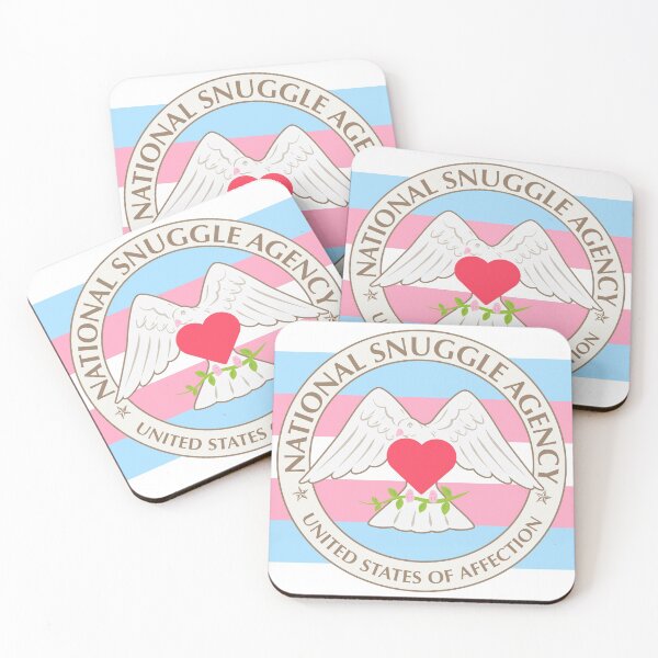 Item preview, National Snuggle Agency Trans Stripe designed and sold by animinimal.