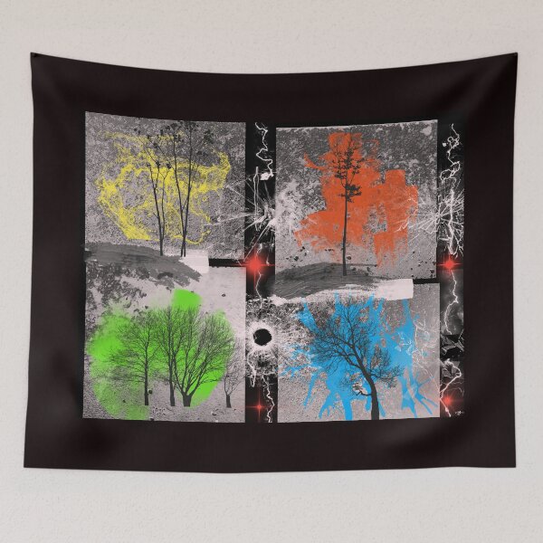 Item preview, Trees in a storm designed and sold by headtrackerart.