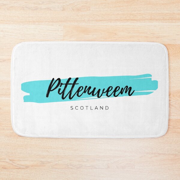Item preview, Pittenweem in Fife, Scotland - United Kingdom - Turquoise Blue Minimalistic Seaside Resort Design designed and sold by Vintage-TM.