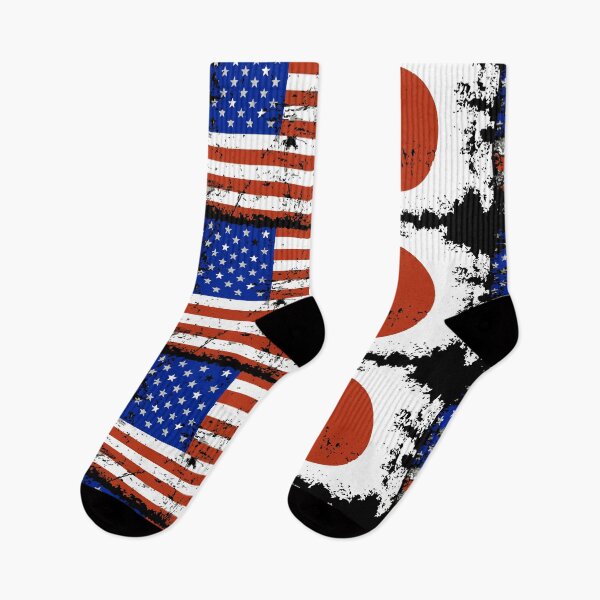 Item preview, Japan Usa Grunge Flags designed and sold by Youmytype.