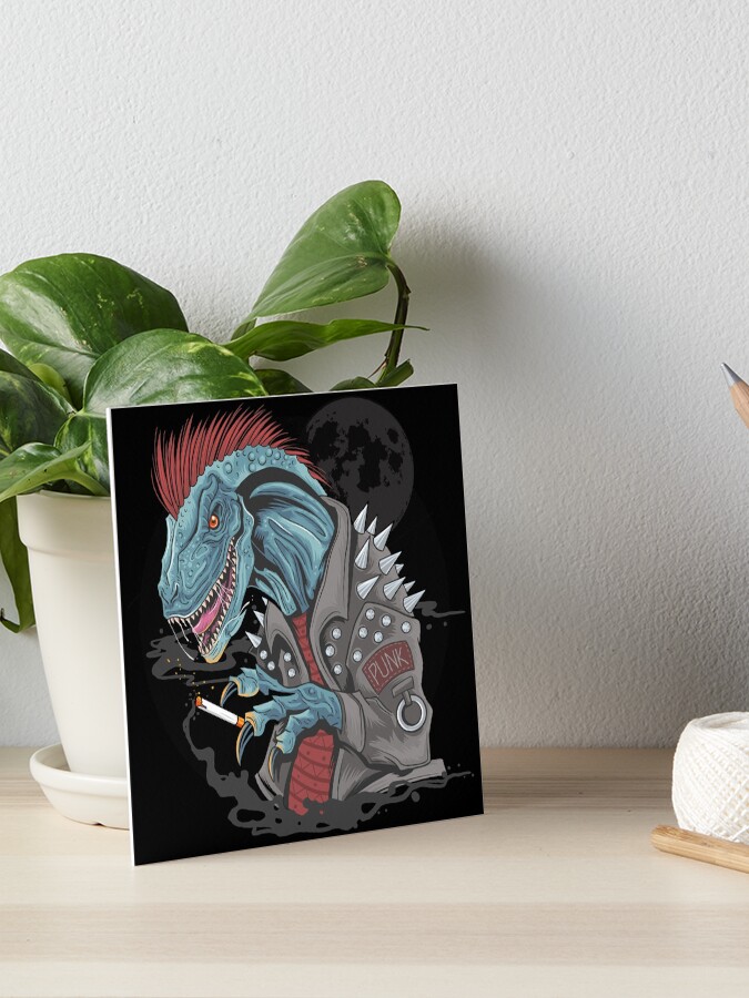 Cute Dino Art Board Print for Sale by hocapontas