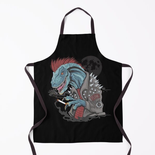 Item preview, Dinosaur Punk Raptor t-rex element vector designed and sold by teemix.