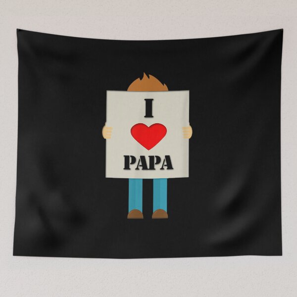 Item preview, I Love Papa Daddy Dad In My Heart Forever Gift  designed and sold by mchargue12.