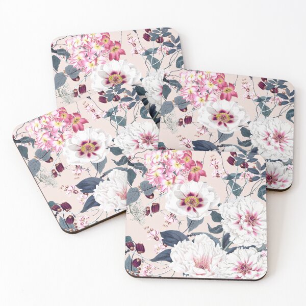 Item preview, Luxury Chic Florals on Pink designed and sold by meggydesigns.