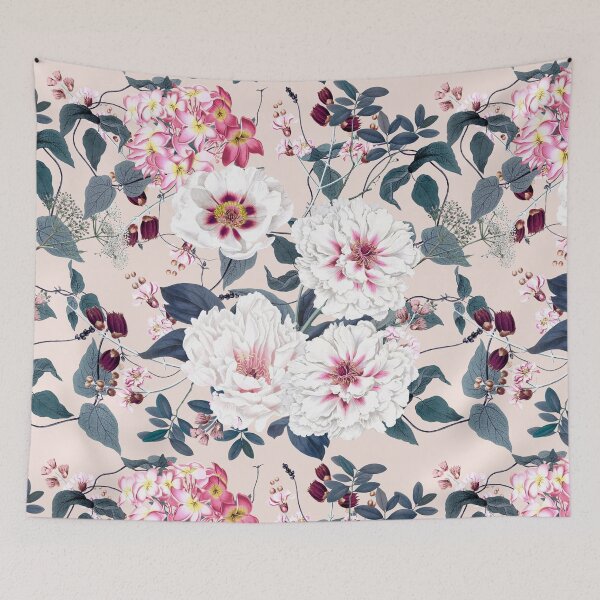 Item preview, Luxury Chic Florals on Pink designed and sold by meggydesigns.