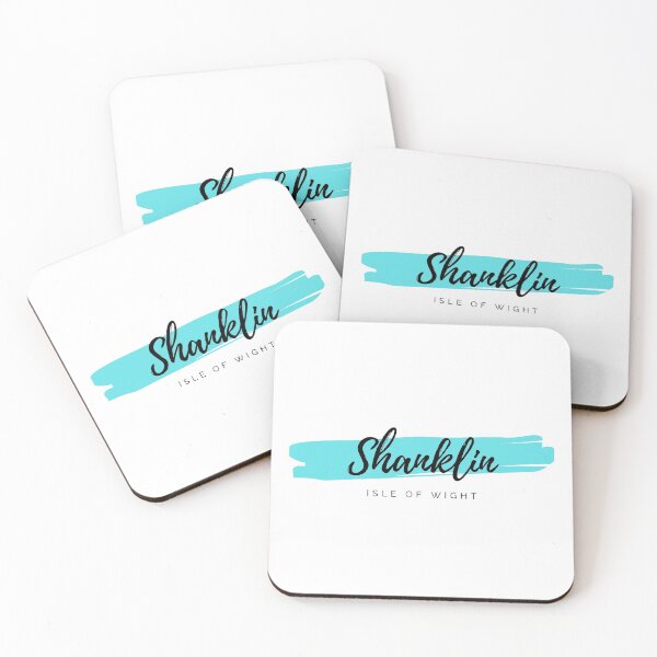 Item preview, Shanklin Isle Of Wight England - United Kingdom Britain - Turquoise Blue Minimalistic Seaside Resort Design designed and sold by Vintage-TM.