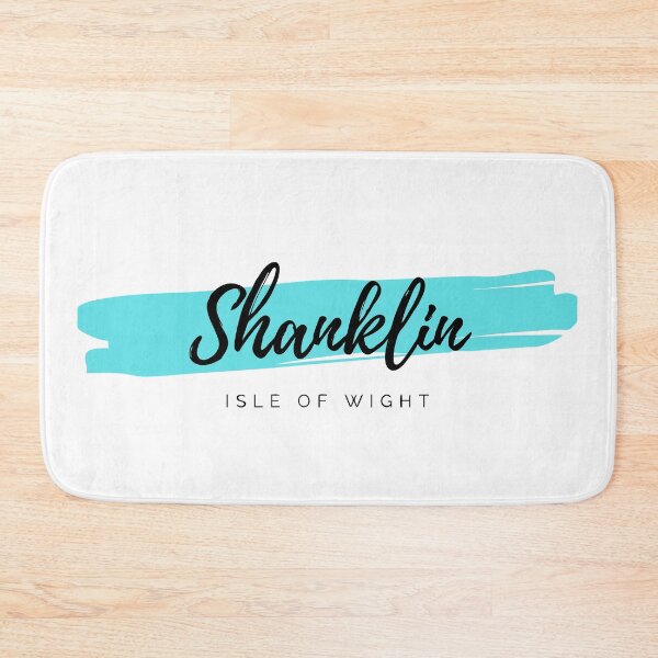 Item preview, Shanklin Isle Of Wight England - United Kingdom Britain - Turquoise Blue Minimalistic Seaside Resort Design designed and sold by Vintage-TM.
