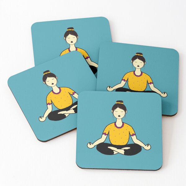 Item preview, Yoga girl designed and sold by vedashreecrafts.
