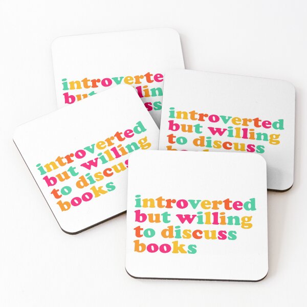 Item preview, Introverted but willing to discuss books designed and sold by hollanov98.