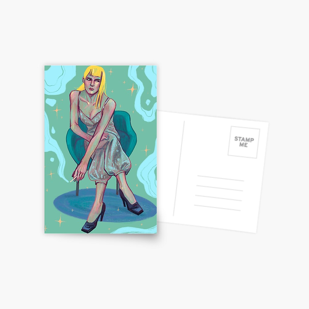 "Disco Elysium Klaasje Amandou " Postcard for Sale by MedievalRave