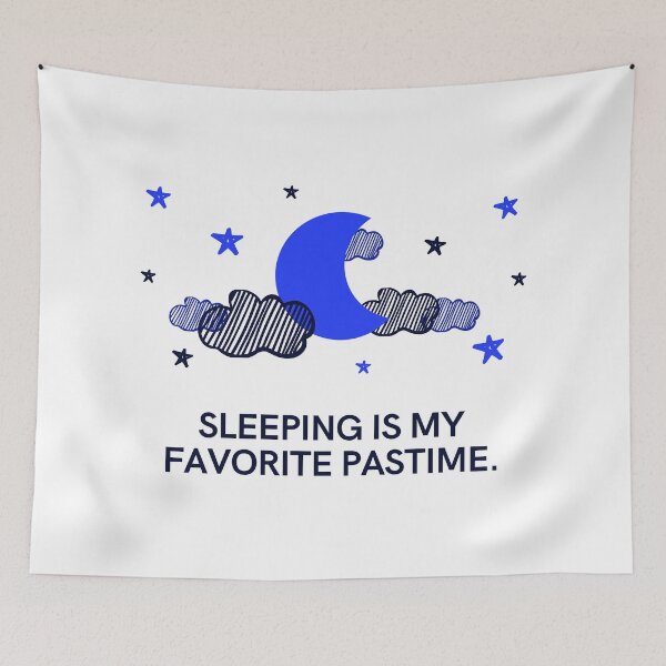 Item preview, Sleeping is my favorite past time designed and sold by KashifMohiuddin.