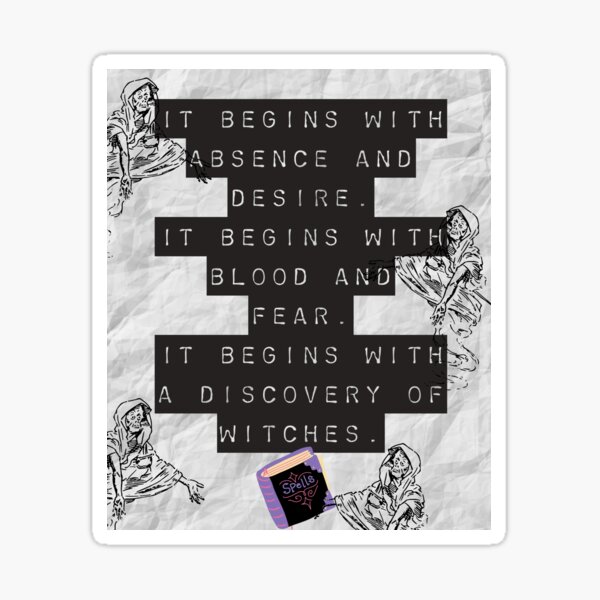 Item preview, A discovery of the witches slogan designed and sold by CreativePC.