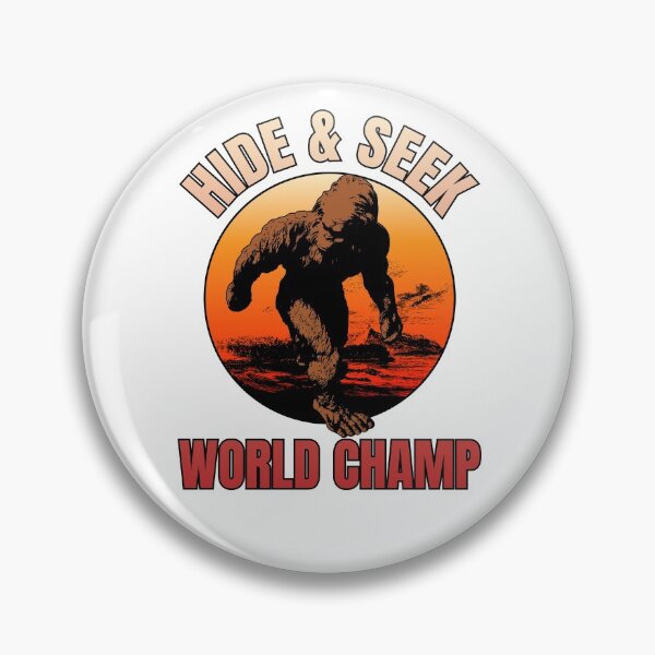 Item preview, Hide and Seek world champ, bigfoot, sasquatch, world champion designed and sold by Lekrock.