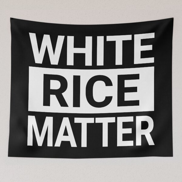 Item preview, White Rice Matter (White) designed and sold by BunnyPrinceDegn.