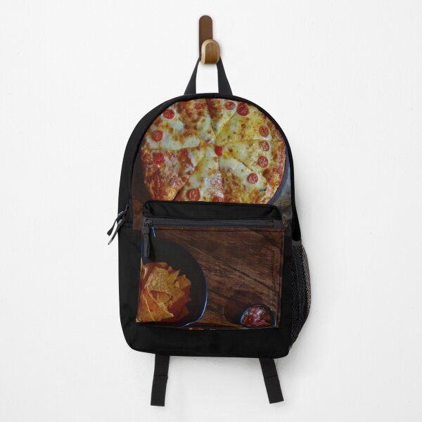Item preview, Food is My Love Language. Half Human Half Pizza. Pizza and Nachos. Food Photography designed and sold by TheGoToStore.