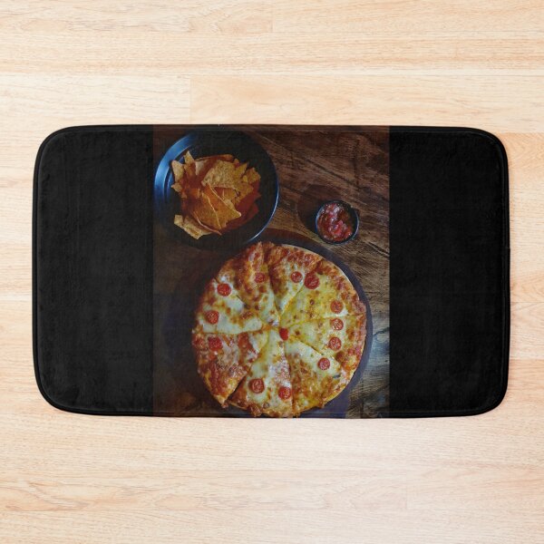 Item preview, Food is My Love Language. Half Human Half Pizza. Pizza and Nachos. Food Photography designed and sold by TheGoToStore.