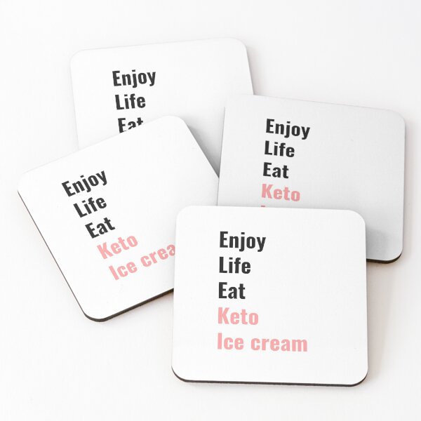 Item preview, Enjoy Life Eat Keto Ice Cream | Pink designed and sold by NoirOwned.