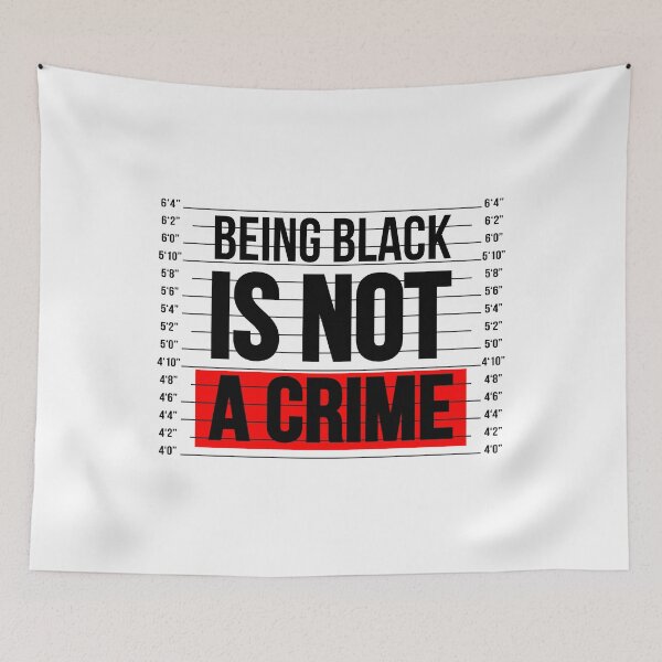 Item preview, Being Black Is Not a Crime , Black Lives Matter , Black Power Silhouette, African American  designed and sold by KunKhalil.