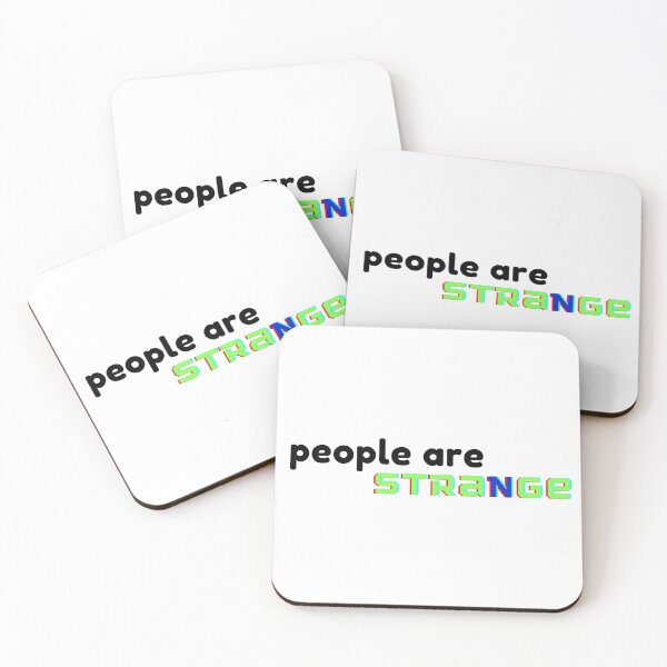 Item preview, people are strange designed and sold by dabluelady.