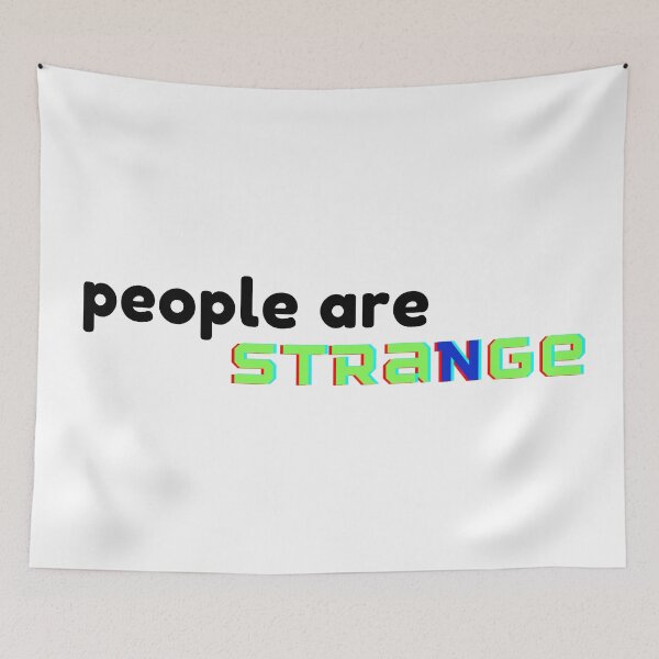 Item preview, people are strange designed and sold by dabluelady.