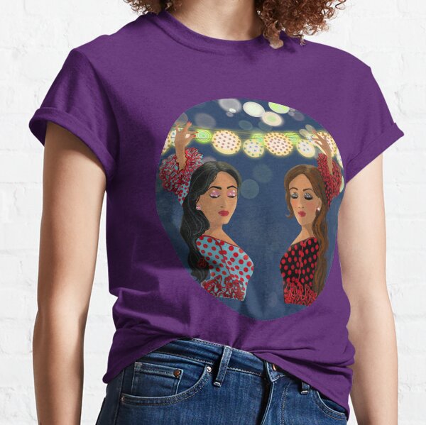 señoritas bailando Camiseta clásica
