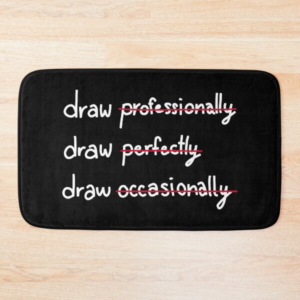 Item preview, Draw No Matter What in Black designed and sold by RallyPointArt.