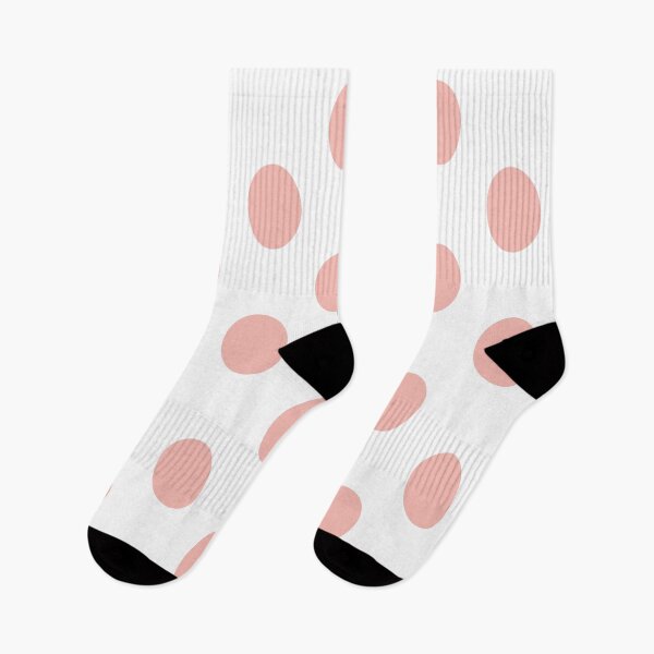 Item preview, Large BABY PINK & WHITE POLKA DOTS designed and sold by RachelMacht.