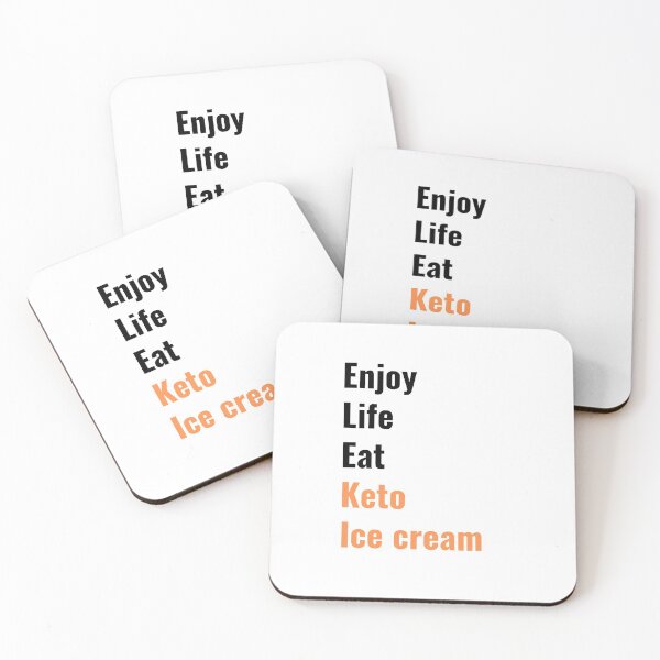Item preview, Enjoy Life Eat Keto Ice Cream | Orange designed and sold by NoirOwned.