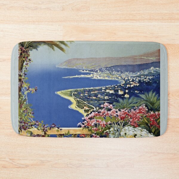 Item preview, Vintage Sanremo Italian travel ad designed and sold by aapshop.