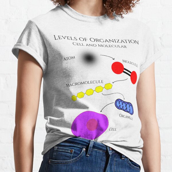 Levels of Organization, Cell and Molecular Biology Classic T-Shirt