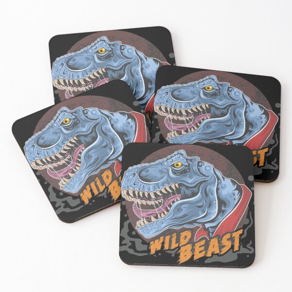 Artikelvorschau, DINOSAURIER T REX KOPF WILD BEAST ROAR RAGE FACE VEKTORELEMENT MIT BEARBEITBAREN SCHICHTEN entworfen und verkauft von teemix.