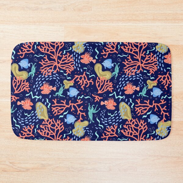 Item preview, Seamless pattern with underwater life designed and sold by Tatishka.