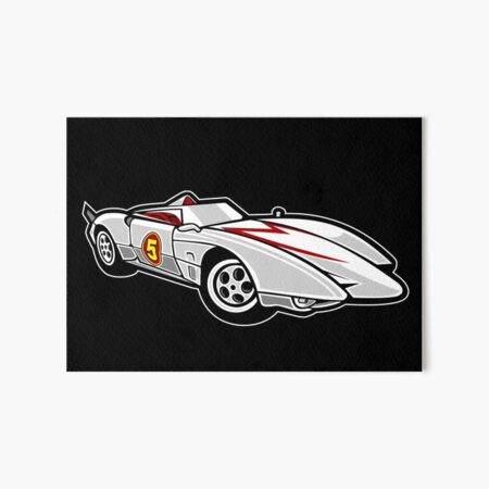 Speed Racer Mach 5 Watercolor Art Print 