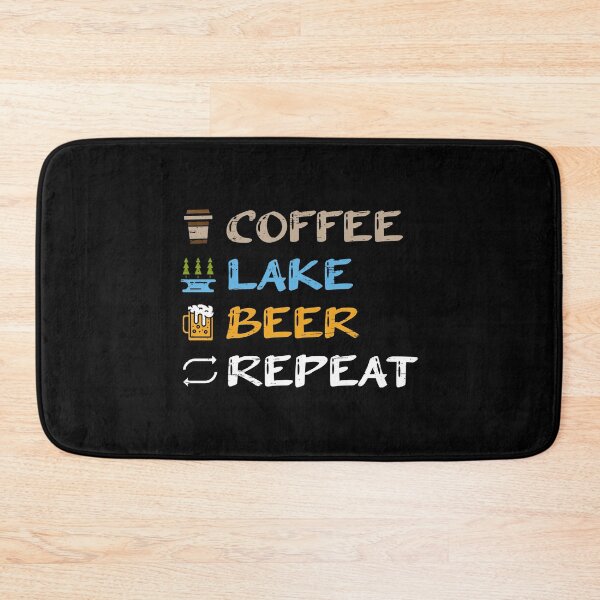 Item preview, Rafting Paddling Coffee Lake Beer Repeat designed and sold by shirti.