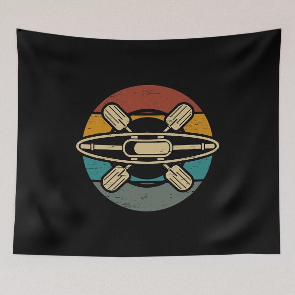 Item preview, Rafting Paddling Retro Kayak designed and sold by shirti.