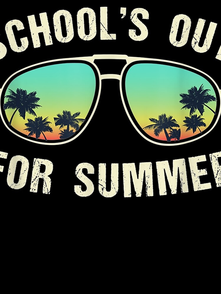Disover Schools Out For Summer Sunglasses Beach Sunset Vacation Gift  Leggings