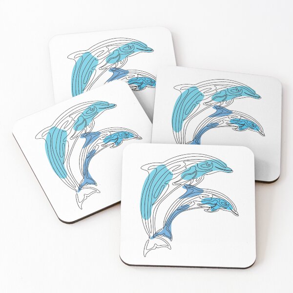 Item preview, Dolphin Line Art designed and sold by Soumita.