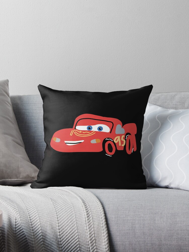 lightning mcqueen throw pillow