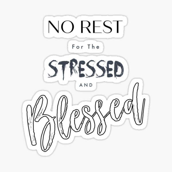 NO REST (1) Sticker