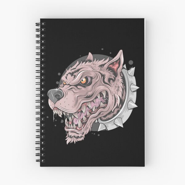 Item preview, Dog Beast Face wild punk artwork detail vector designed and sold by teemix.