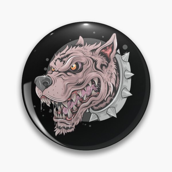 Item preview, Dog Beast Face wild punk artwork detail vector designed and sold by teemix.