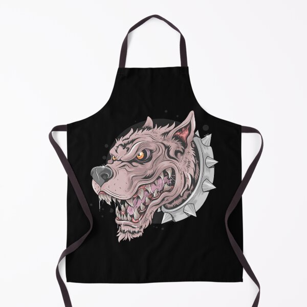 Item preview, Dog Beast Face wild punk artwork detail vector designed and sold by teemix.