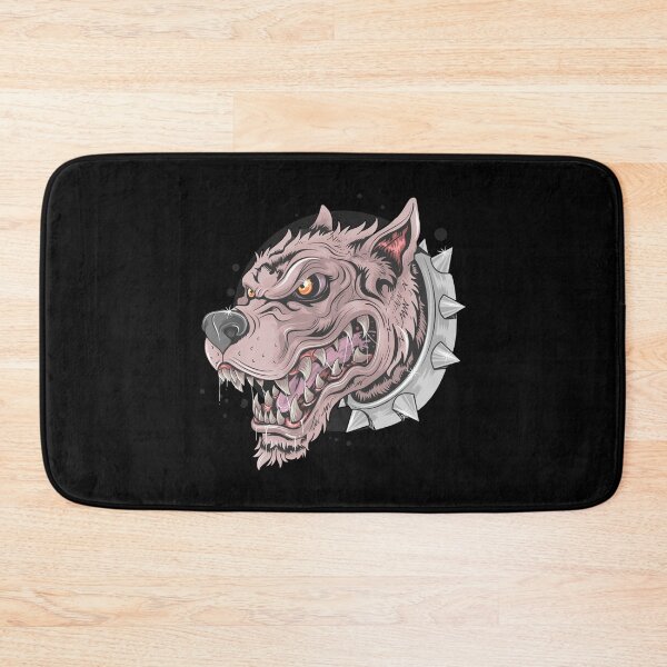 Item preview, Dog Beast Face wild punk artwork detail vector designed and sold by teemix.