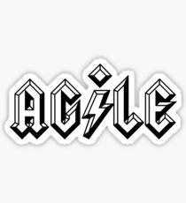Agile - ACDC style Sticker