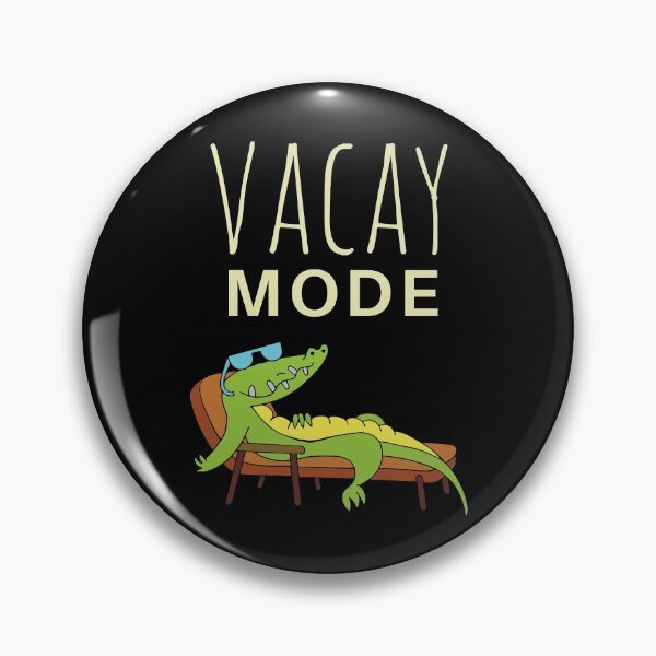 Item preview, Funny Vacay Mode Crocodile With Sunglasses ( black) designed and sold by dass-art.